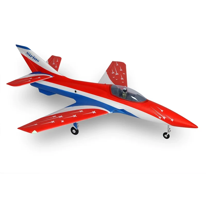 Xfly80 mm Sirius-Ailes principales du corps, queue plate, autocollants de train d'atterrissage de cockpit, queue verticale, ensemble d'éclairage LED