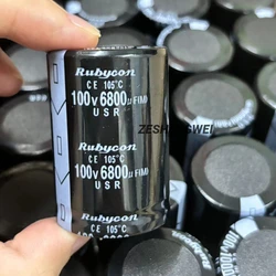 20PCS-2PCS Original  6800UF 100V 100v6800uf Electrolytic Capacitor Radial 35x50mm Hight quality