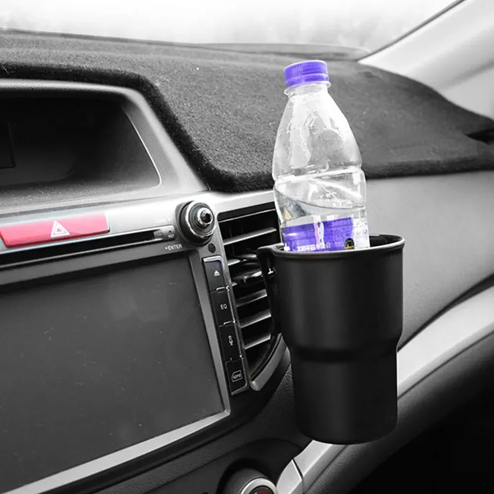 

1Pc Car Interior Air Vent Water Cup Holder Mobile Phone Holder Multifunctional Cup Holder Phone Trash Organizer Car Accessories