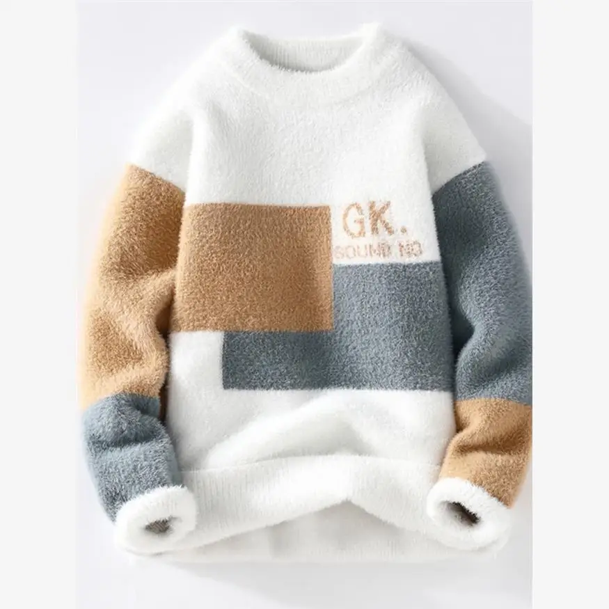 

Мужской трикотаж Water Rabbit Fce с высоким воротником, теплая внутренняя одежда Ci Walk, подходит для осени и зимы Ne Design