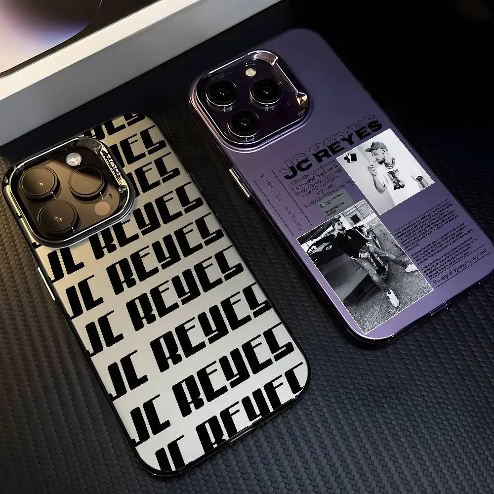 

Jc R-Reyes Tour Rap Singer Phone Case For IPhone 17 16 15 14 13 12 11 Pro Max Air Multicolor Matte Laser Metallic Aurora Funda