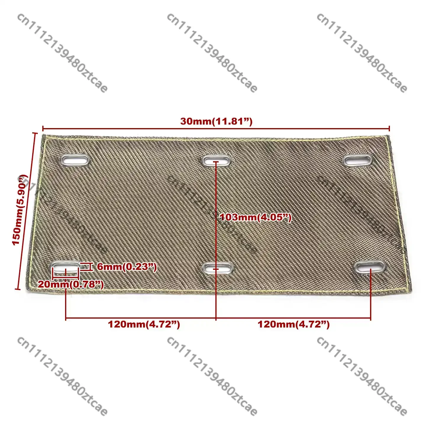 6×12 High Temp Fire‑Resistant Exhaust Pipe Anti‑Scald Heat Acoustic Insulation Cloth Sleeve For Car Motorcycle