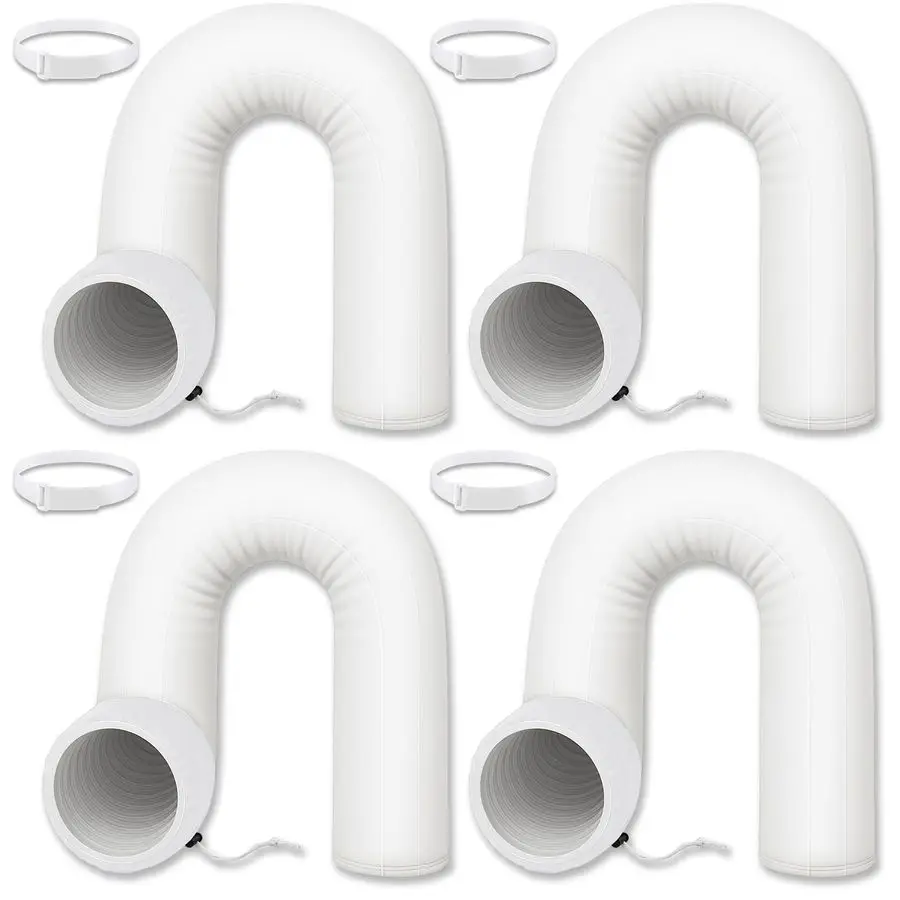 

Комплект из 4 изолированных чехлов для шлангов портативных кондиционеров, универсальные, диаметр 6 дюймов