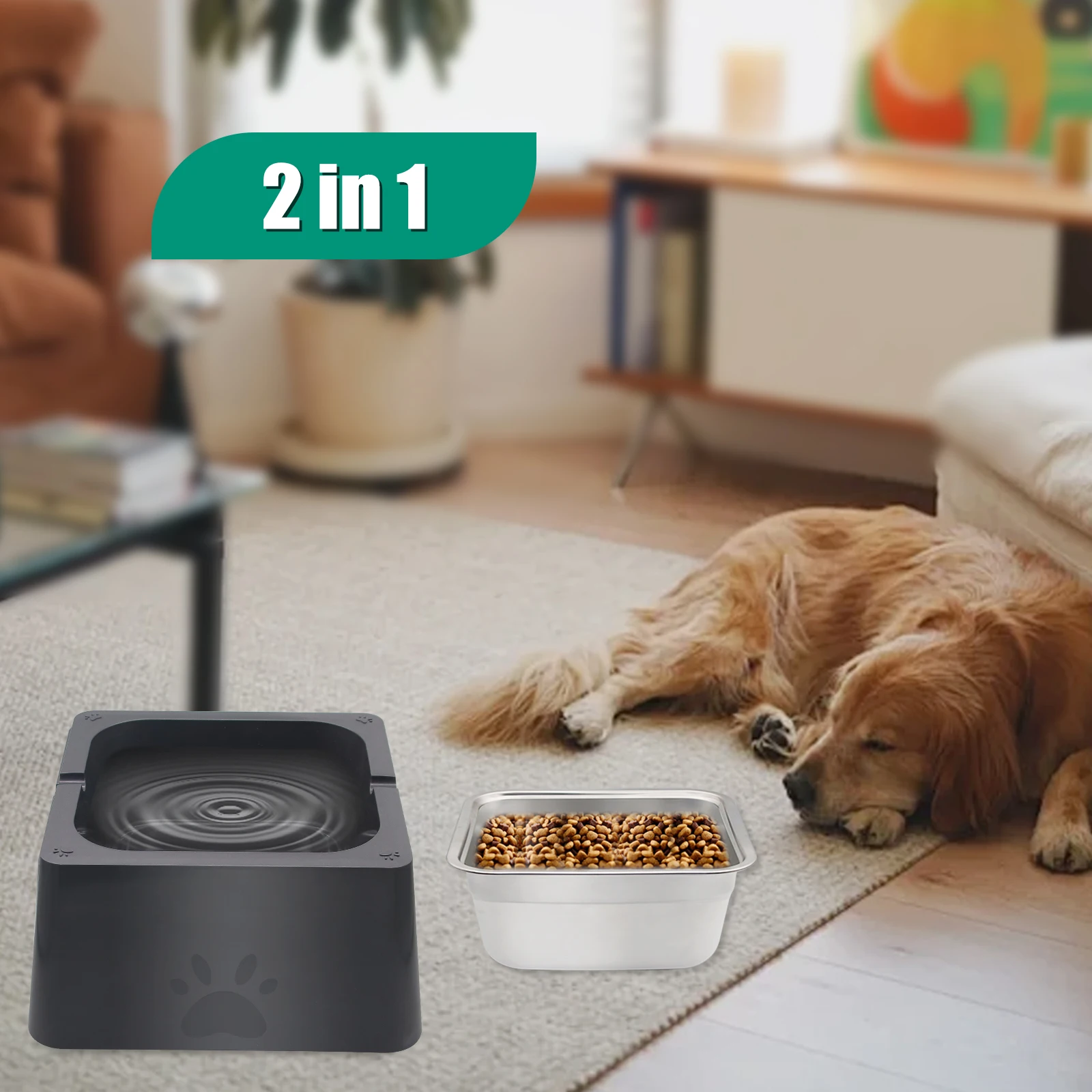 Миска для собак из нержавеющей стали с пластиковым основанием для маленьких/средних/больших собак, сменная миска для кормушки или миска для воды для домашних животных, идеальный выбор