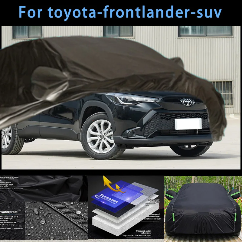 

For toyoya-frontlander-suv Outdoor Protection Full Car Covers Snow Cover Sunshade Waterproof Dustproof Exterior Car accessories