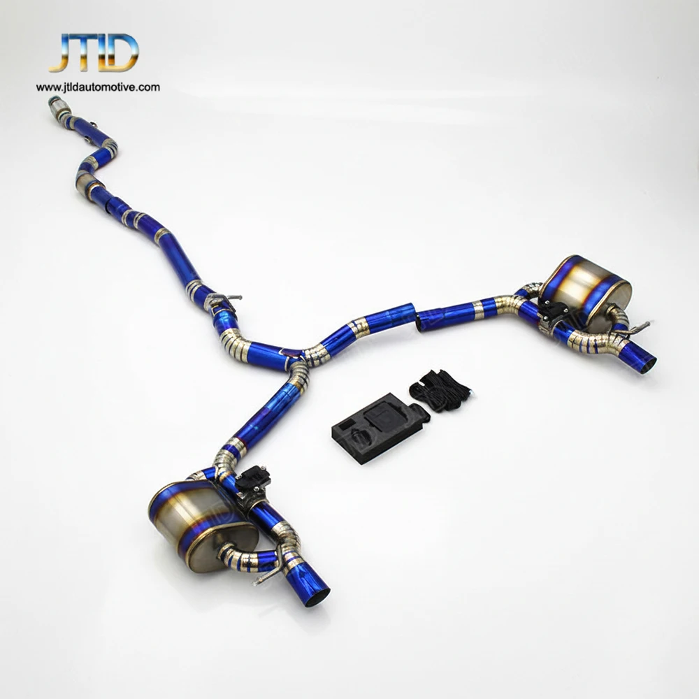 

Titanium Valvetronic Valve Electronic Burnt Blue Exhaust Catback for Mercedes-Benz CLS350 C300 Exhaust System
