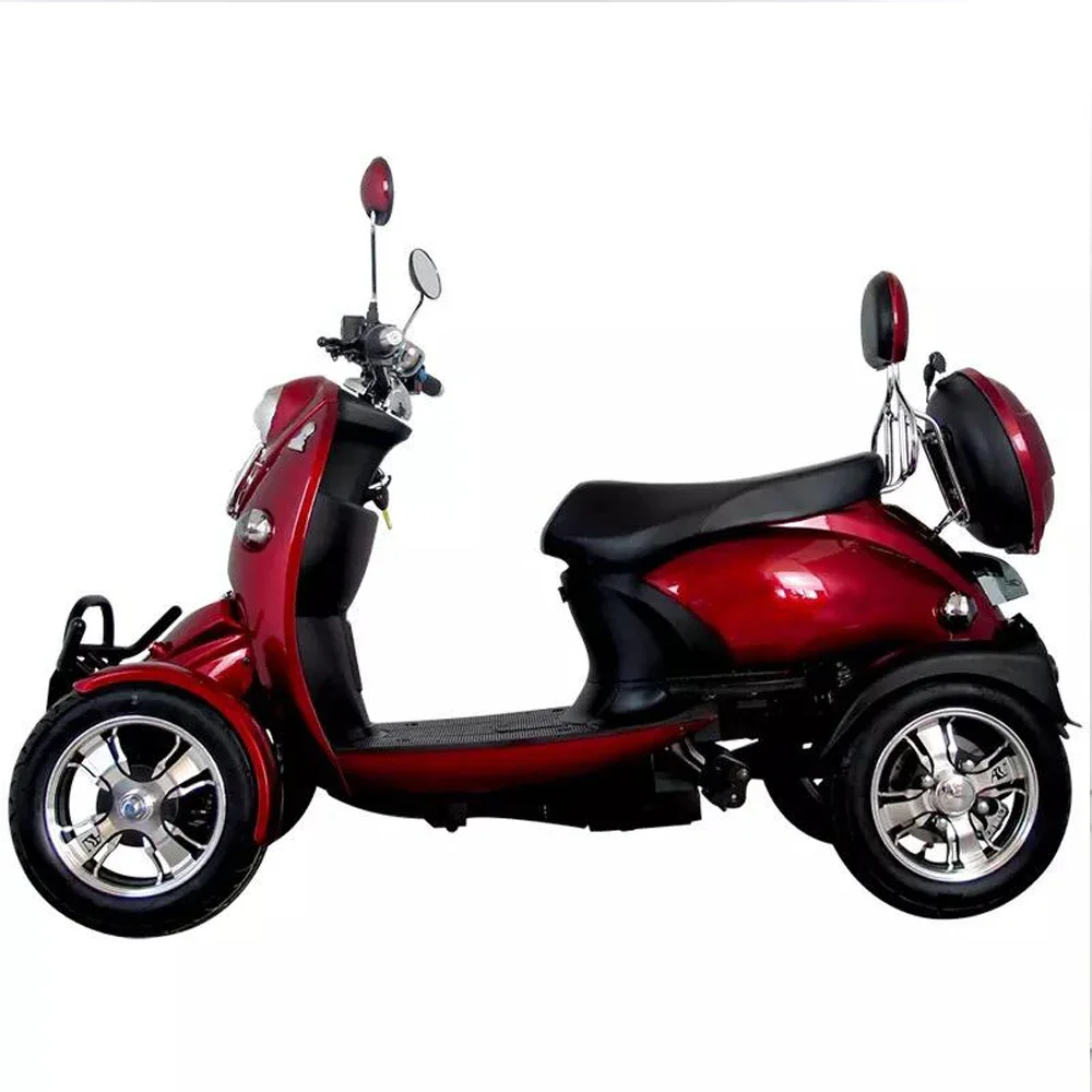 Fabriek laagste prijs 500W/800W motor vierwielige volwassen power outdoor ouderen scooter