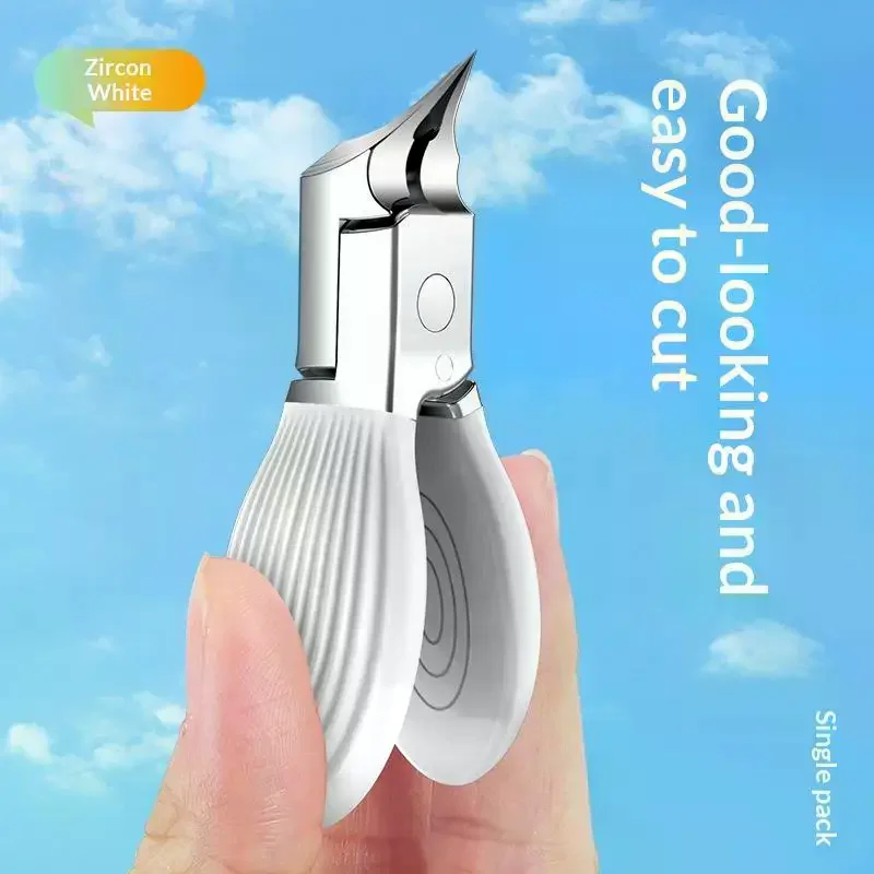 افتتاح صغير مكافحة سبلاش مائل وأشار مسمار المقص نام المحمولة أظافر أظافر المتقلب أدوات مانيكير