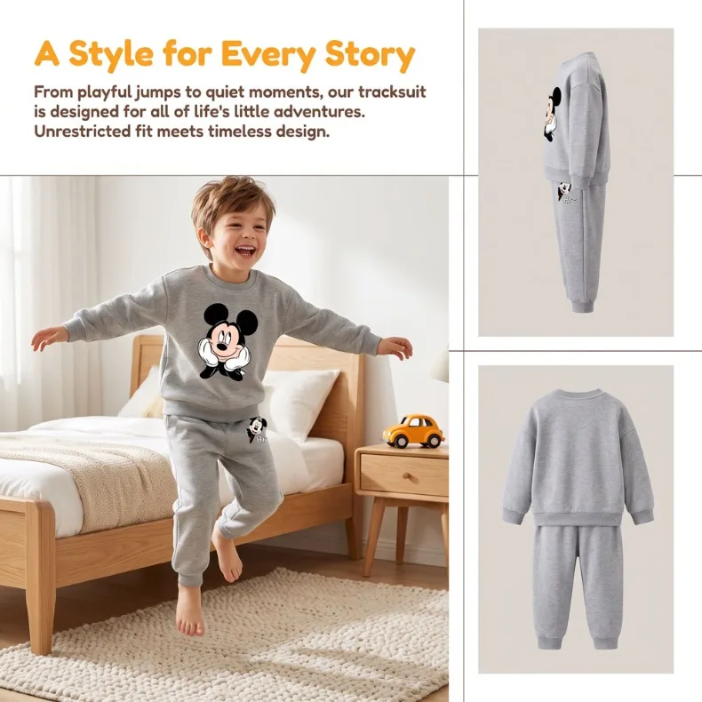 Herbst-Winter Jungen O-Ausschnitt Hoodies und Lange Hose Zweiteilige Sets Kinder Mode Trainingsanzug Kinder Sweatshirt Anzug Pullover Set – Detail 17