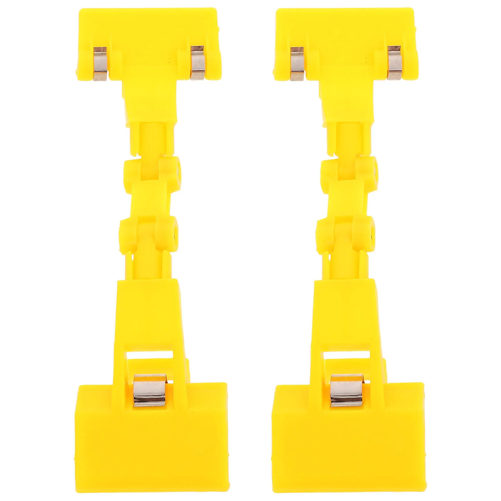 2Pcs Double Head Stand Clips Plastic Photo Holders Multifunctional Sketch Clips for Drawing Painting Message Display