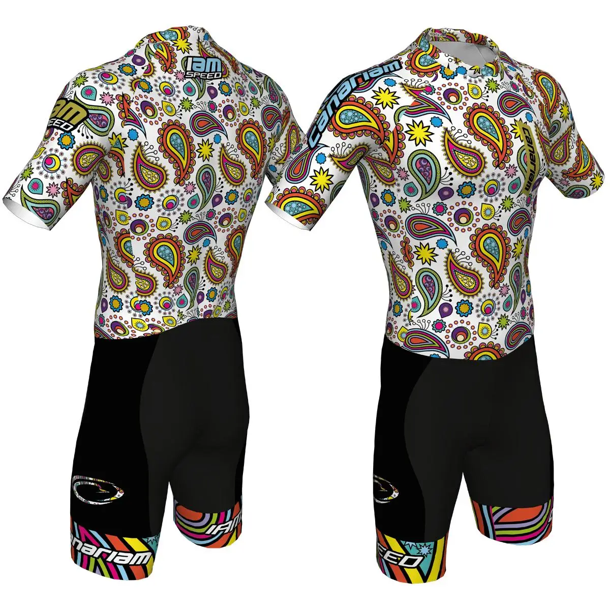 

Canariam Cycling Skating Suit Inline Skate Speed Skating Short Sleeve Racing Suit Ciclismo Children's Fast Skating Clothing 2026