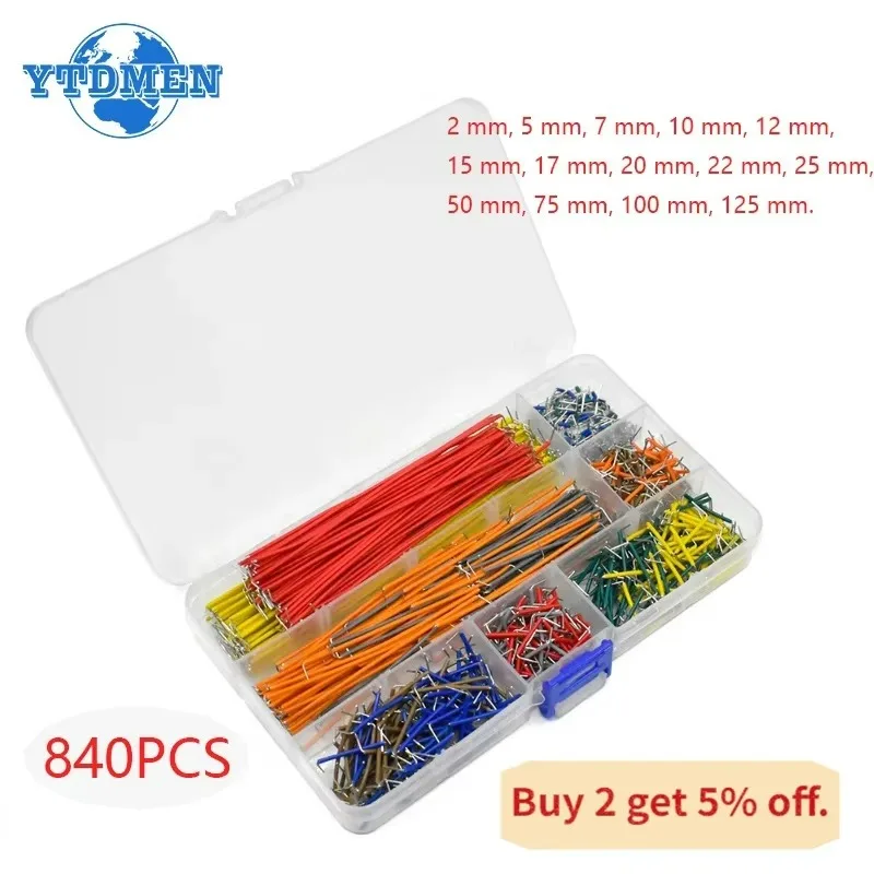 140/350/560/620/840PCS Protoboard Breadboard Jumper Wire Kit for PCB Bread Board DIY Universal Test Prototyping Circuits