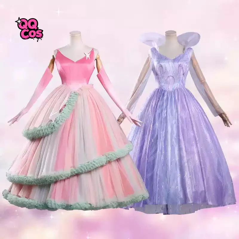 

Wicked Glinda cosplay Christmas Party Gorgeous UniformAccessories Props Complete Set QQcos