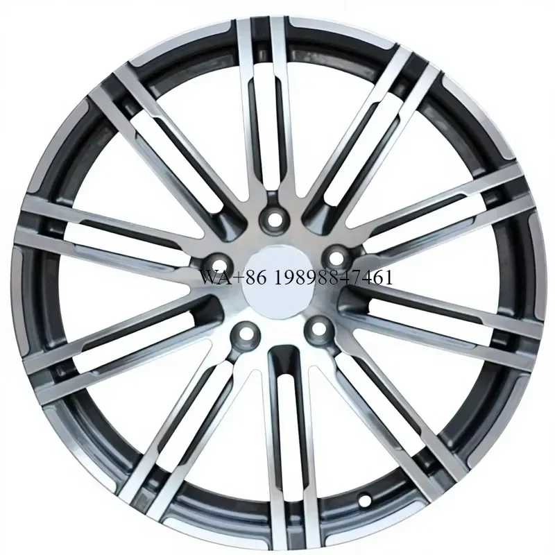 22inch 30mm ET Aluminum Alloy Forged Wheels Polished Silver Mesh Design 4pcs for New Energy Vehicles Replacement