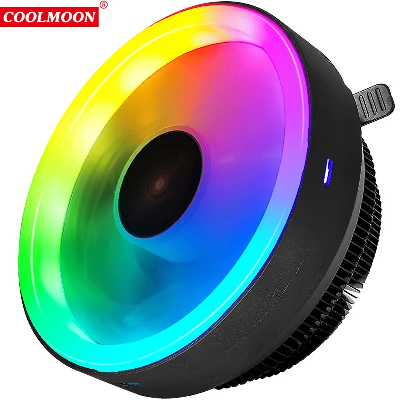 LED CPU Cooler Cooling CPU Fan PC Cooling 120mm Fan Radiator for LGA 775 1150 1151 1155 1156 1366 X79 X99 2011 AMD AM3/4