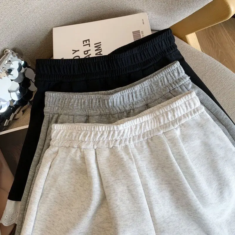 Shorts For Women Ruffle Hem Casual Shorts Big Size Drawstring Lace Shorts