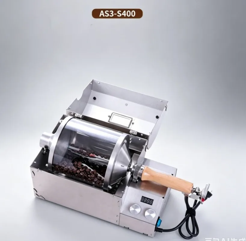 Electric Coffee Roaster 500W 500g Capacity Home Bean Roasting Machine w/ Timer for Coffee Nuts Dried Fruit