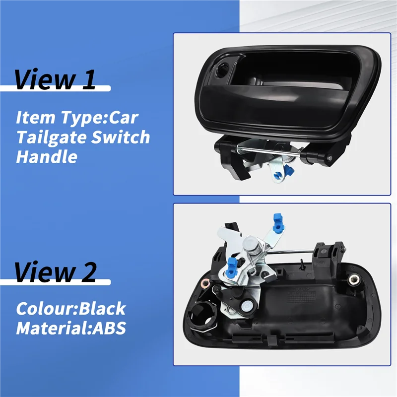 

ABTC-Car Tailgate Switch Handle Rear Trunk Handle 69090-0C030 69090-0C030-C0 For Toyota 2000-2006