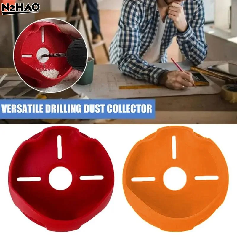 1 pièce, compatibilité universelle ‌   Collecteur de poussière de perçage en plastique, accessoire de nettoyage efficace pour outils de construction