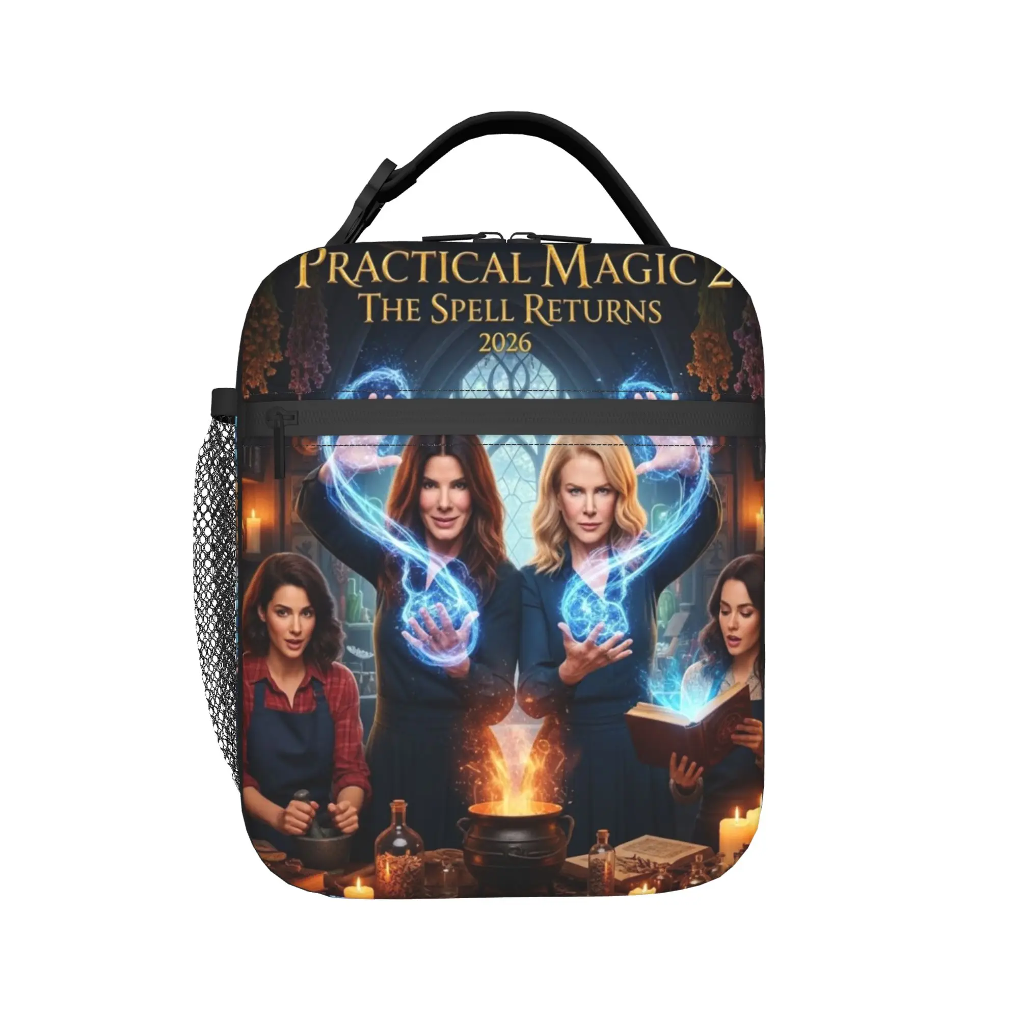 Practical Magic 2 Insulated Lunch Bag for Men Women  Storage Food Box Portable Thermal Cooler Lunch Box For Work
