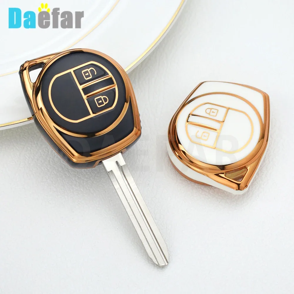 For Suzuki SX4 Swift Grand Vitara Ciaz Liana Spresso Celerio Jimny Jeemny 2 Button TPU Car Remote Key Fob Case Cover Shell