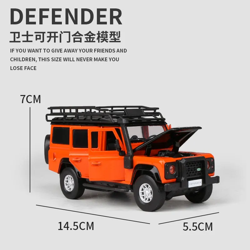 1:32 Defender 2010 Off-road Alloy Car Model Diecasts & Toy Vehicles Toy Cars For Children Collection Gifts Boy Toy