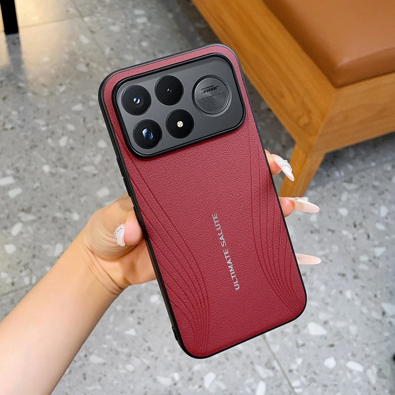Für Xiaomi POCO F9 Ultra Hülle Luxuriöse PU-Lederhülle Modische Schutzhülle für POCO F9 Pro F9Ultra Handyhülle