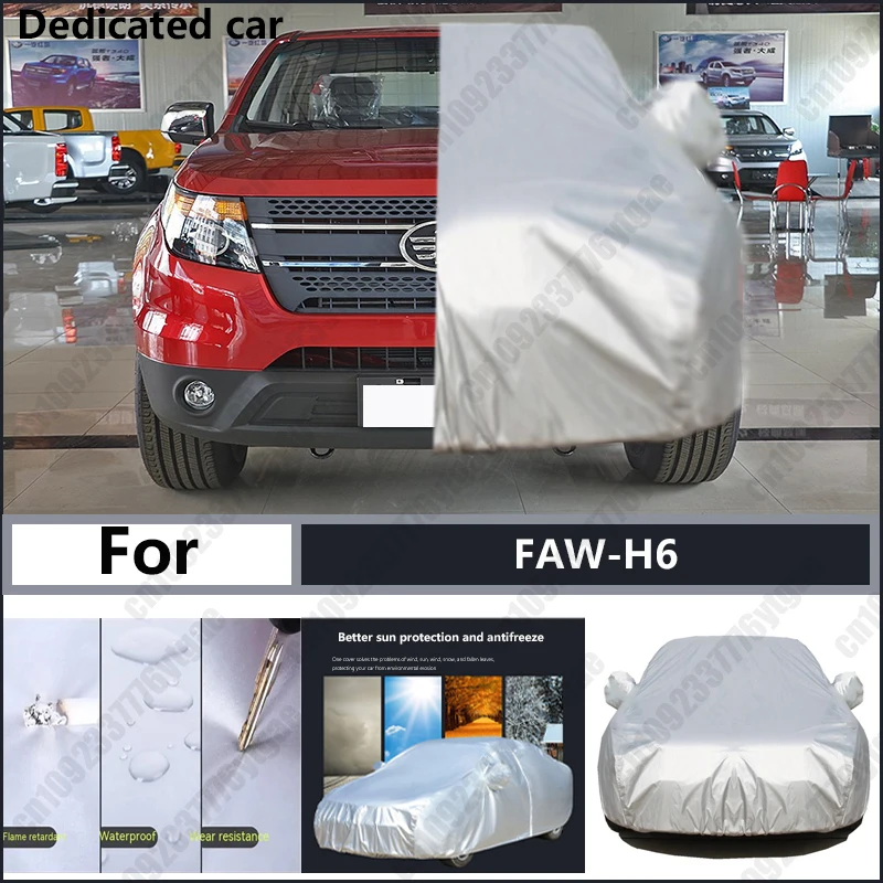 

For FAW-H6 Oxford cloth car cover for sun protection, rain resistance, and all season special car dust cover