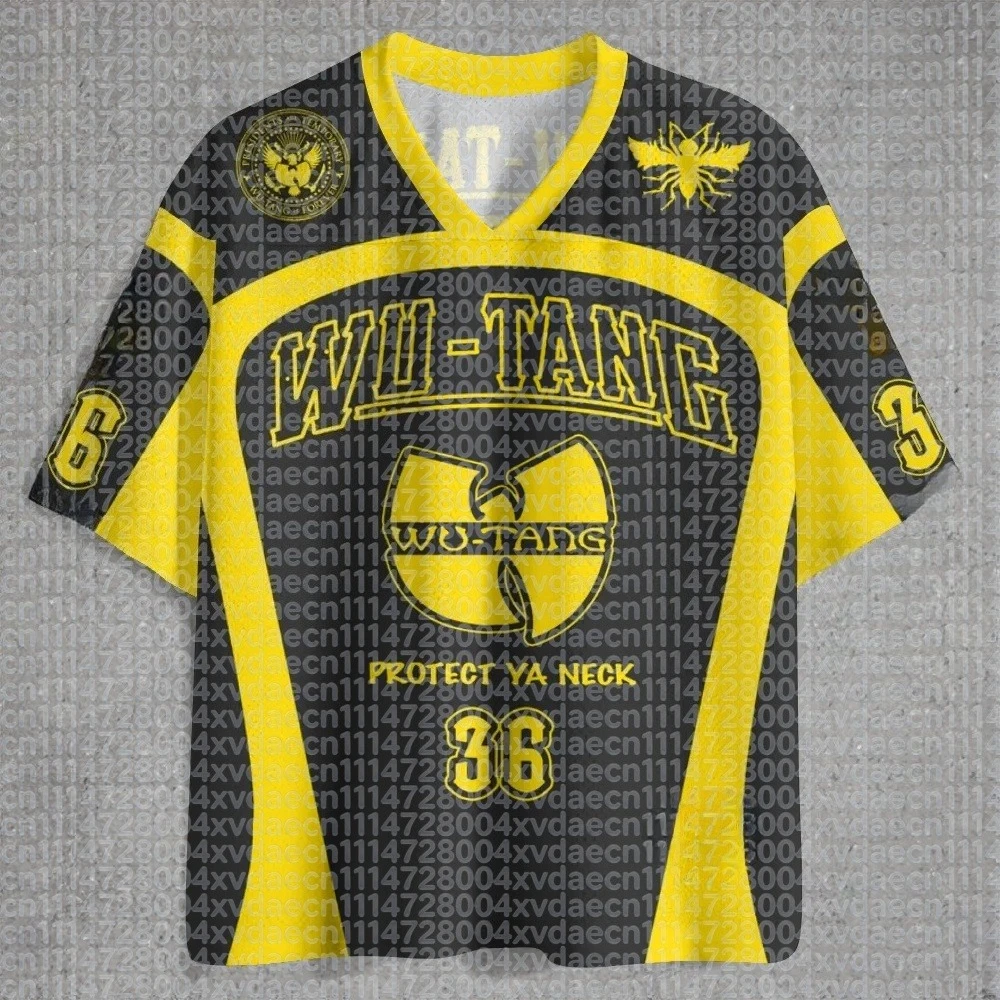 2026 New Vintage Old School Hip Hop Fan Jersey, Retro Black Yellow Stripe Tiger Bee Emblem 3D Print Unisex Streetwear