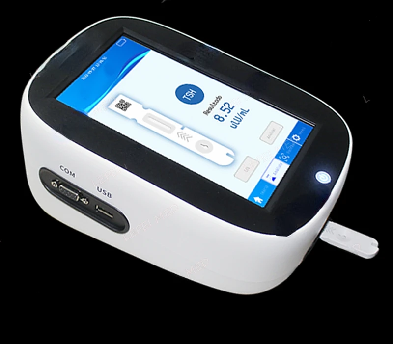 Automatic dry fluorescence immunoassay analyzer immunoassay analyzer poct hba1c for fast quantitative test
