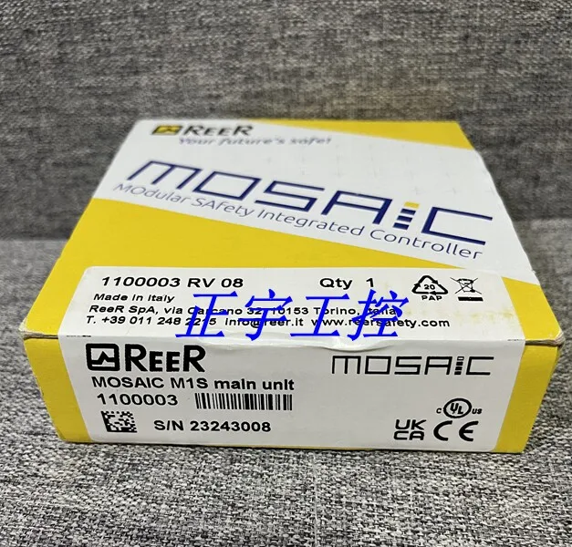 

REER Safety Relay MR4 MOSAIC 1100041 M1S MOSAIC 1100003