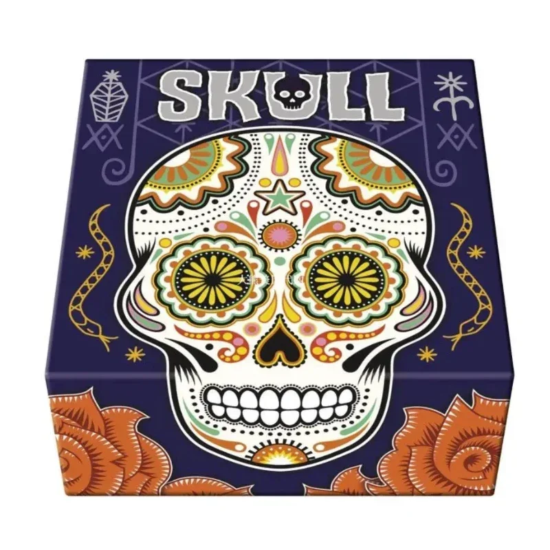 Flower Skull King - Skull King full English family friends gathering Mosaic board game card game azul