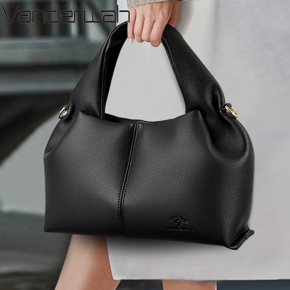 

Genuine Brand Luxury Handbags Women Bags Designer Top Quality Soft Leather Small Casual Tote Bags For Women Shoulder Bag Winter