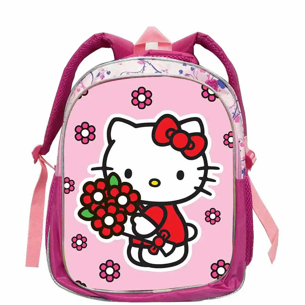 Pink Hello Kitty School Bags Cartoon Backpack For Baby Boys Girls Lovely Schoolbag Kindergarten Schoolbag