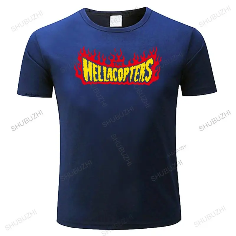 The Hellacopters 'Flammen' T-Shirt Neu Und Offiziell Cotton Tee Shirt New Fashion teenagers cool tops unisex oversized tee-shirt