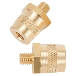 1 Pair M8 Car Battery Terminal Connectors Nuts Post Adapter Battery Cables Connectors Car Battery Accessories