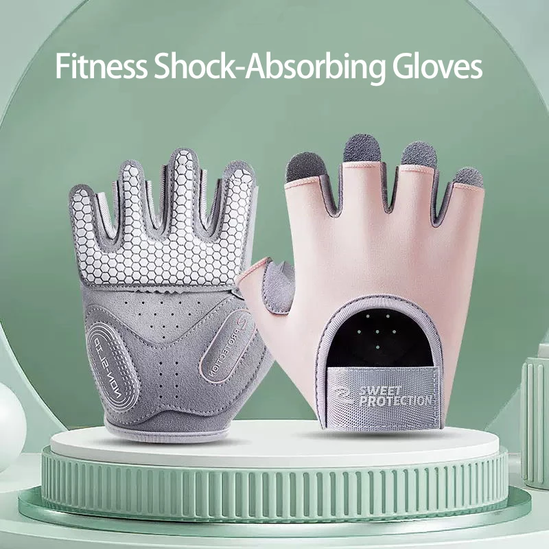 

Women's Fitness Gloves Gym Summer Spring Outdoor Sports Cycling Gloves Men Hiking Yoga Driving Shock-Absorbing Anti-Slip Gloves