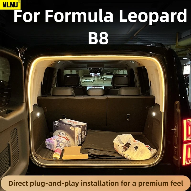 

Waterproof Trunk Lamp For Formula Leopard B8 Accessories 2026/2025,Anti-Drop&No Wiring Needed Bright Enough Durable 2022-2024