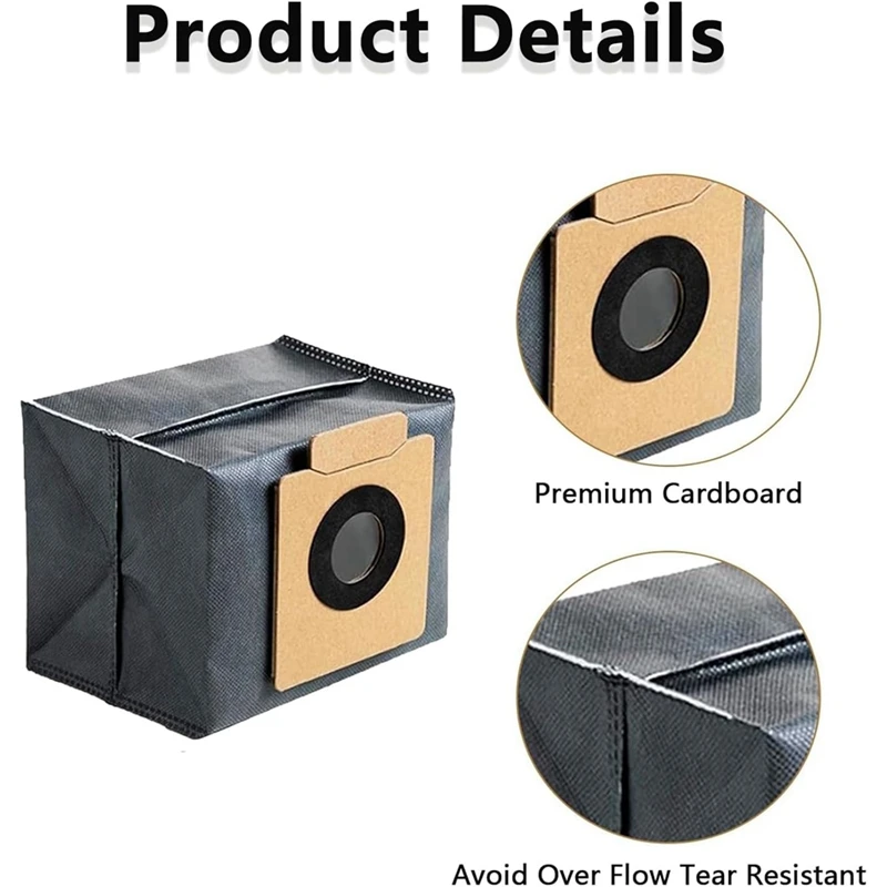 SANQ لـ Eufy X10 Pro Omni جهاز آلي لتنظيف الأتربة فرشاة جانبية رئيسية فلتر Hepa ممسحة منصات أكياس الغبار ملحقات استبدال