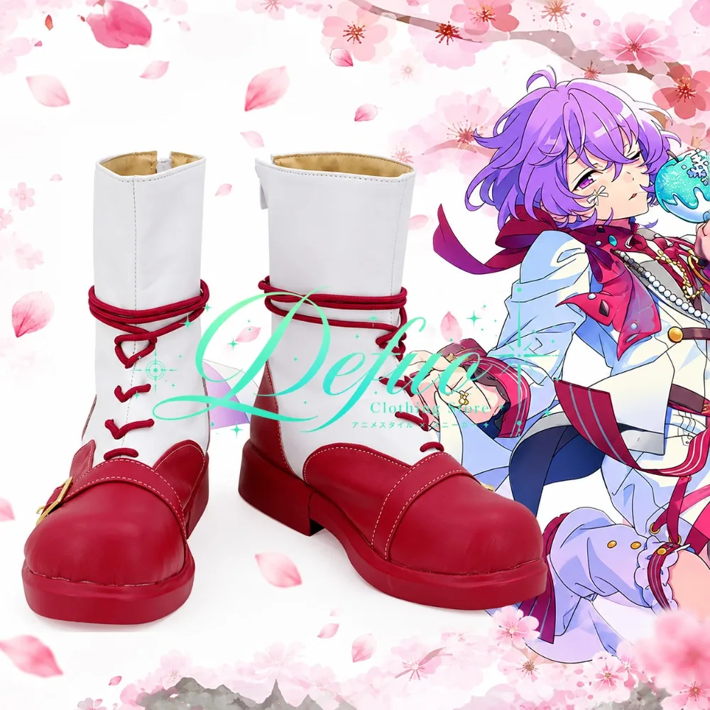 Ensemble Stars Esupuri Christmas Event Cosplay Shoes Custom Made for Holiday Idol Stage Show Anime Convention and Photography