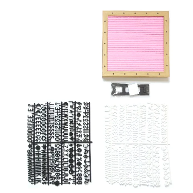 

Хорошо изготовленная из фетра доска для писем, фетровая доска для сообщений, сменные доски для вывесок, знак для объявлений ребенка, прочный, простой в установке, розовый цвет