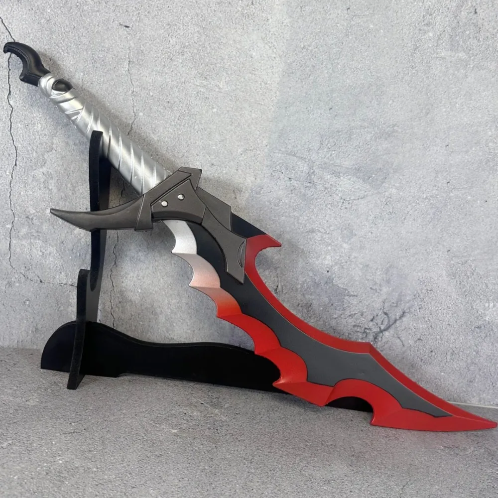 24inch Solo Leveling Kanata Shun Katana Wooden Sword Real Japanese Samurai Sabre Sword Anime Cosplay Prop Knife Mizushino Gift