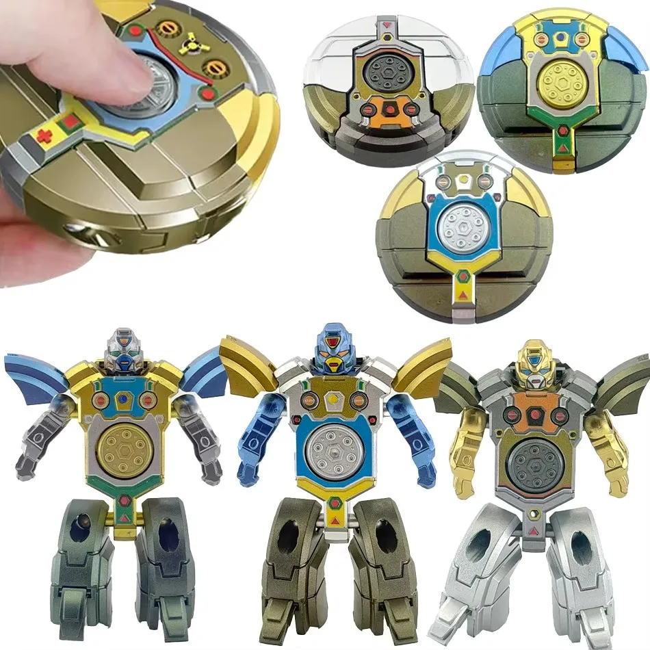 Creative Robot Transformation Fidget Spinner Hand Spinner Toys Antistress Stress Relief Adult Sensory Toys for Kids Gift