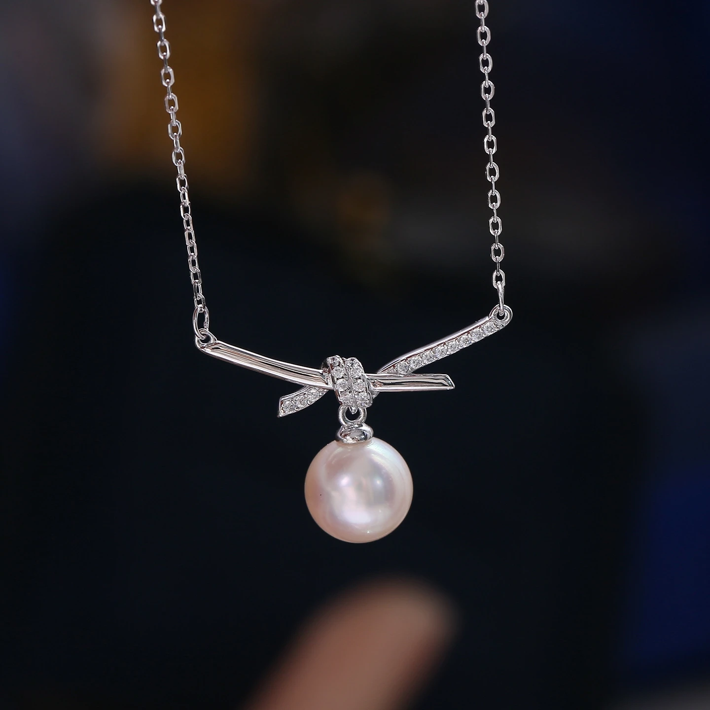 Wholesale 925 Sterling Silver Necklace Mountings Findings Jewellery Mounts Parts Fittings Accessories for 7-12mm Pearls 3pcs/lot