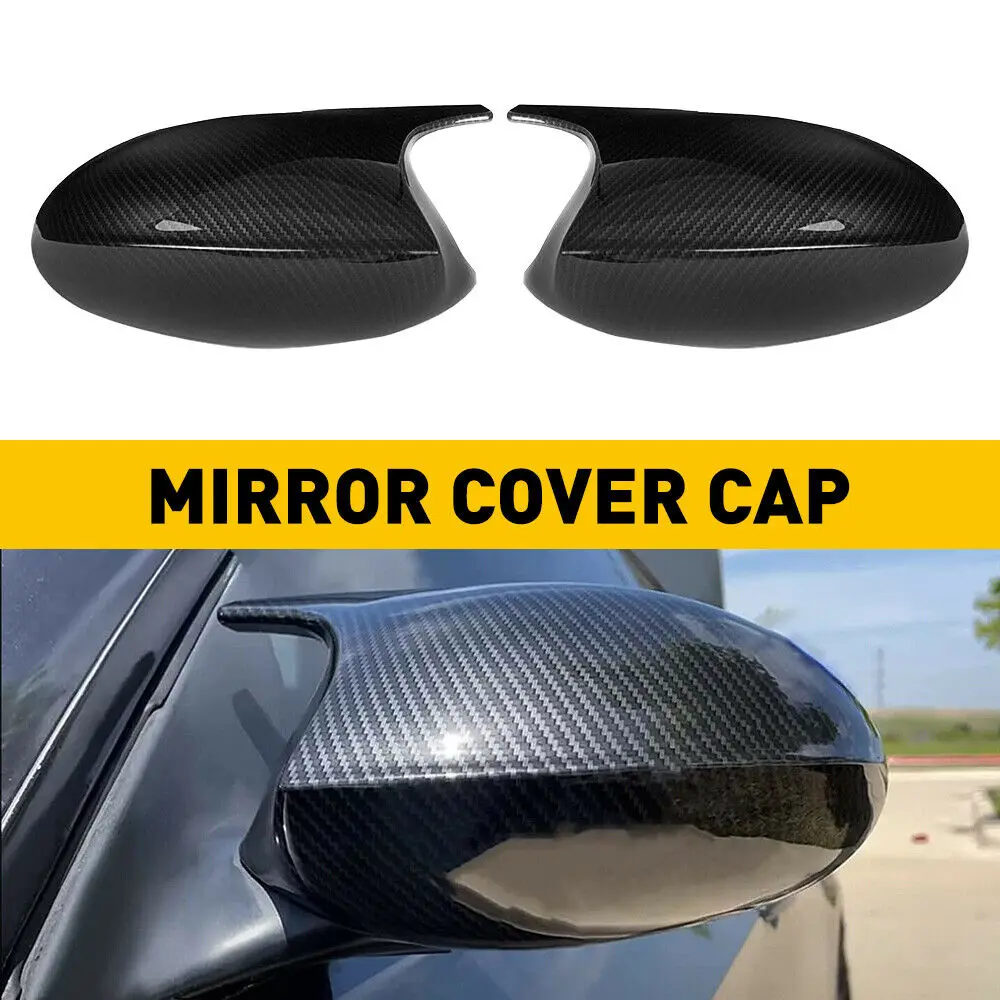 Pre-LCI Carbon Fiber Side Mirror Cover Cap For 2005-2008 BMW E90 E91 328i 335i