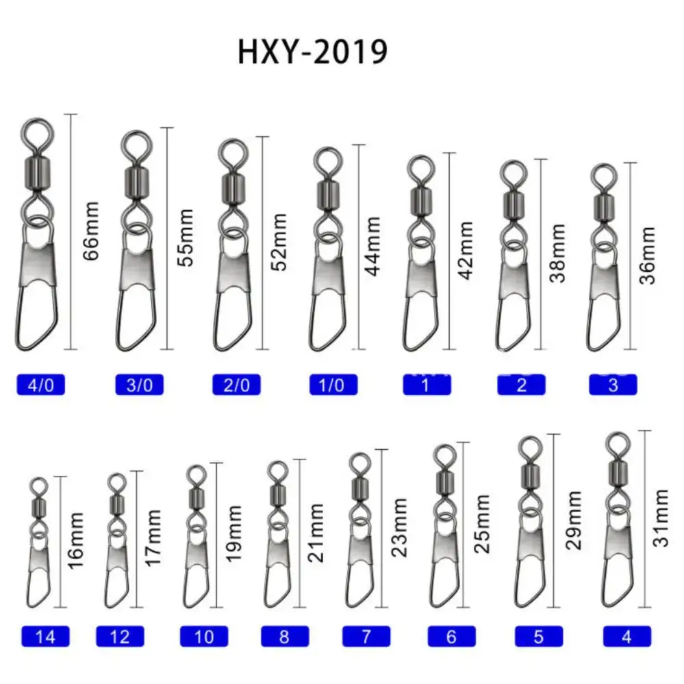낚시 롤링 스위블, 안정적인 스냅 스위블 핀, 스테인레스 스틸 커넥터, 솔리드 링, 고속 스위블, 물고기 태클, 10-50 개