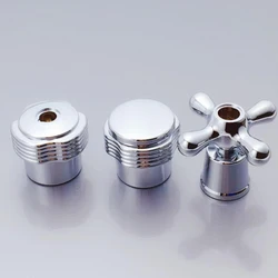 Faucet Handle for Washbasin, Faucet Knob Cover, Sink Tap, Handwheel Accessories, Kitchen and Bathroom, 1 PC