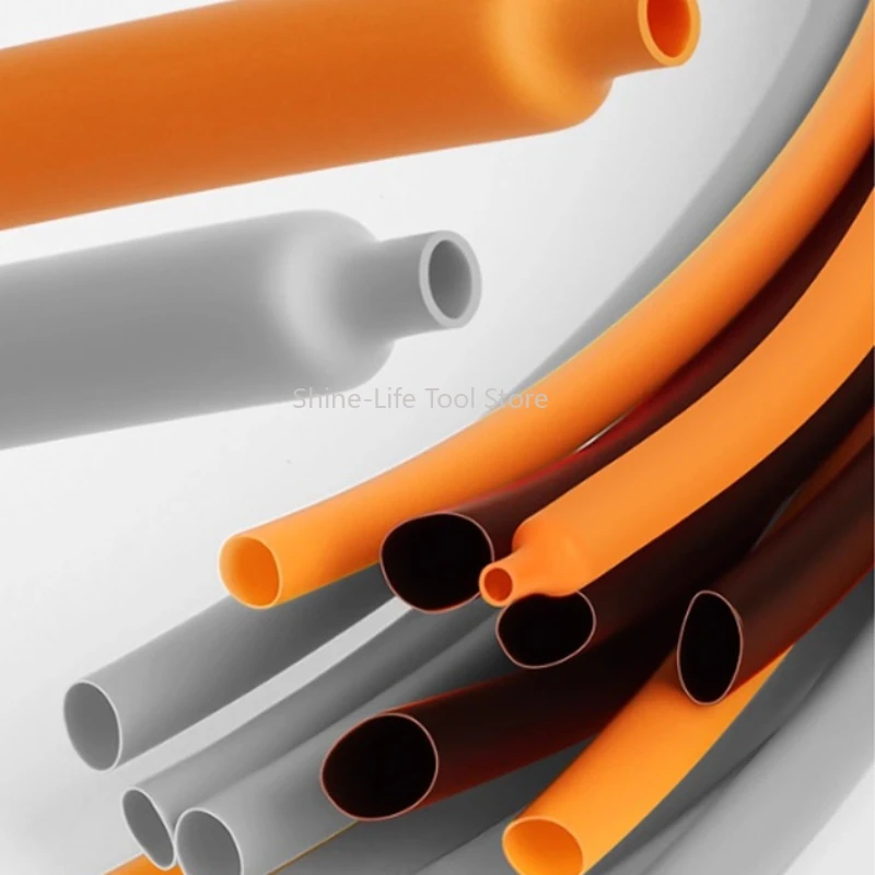 SL 2:1 Shrinkage Heat Shrink Tube Purple/Orange/Brown/Yellow Green/Grey 1mm~50mm Cable Wire Connector Insulated Sleeve