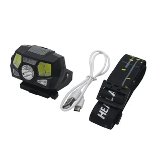 VULPO-tático rápido Mh capacete luz, farol sensor impermeável, carregamento USB, caça e pesca farol, luz de sinal, novo 8 principais vendas farol moto militar - №4