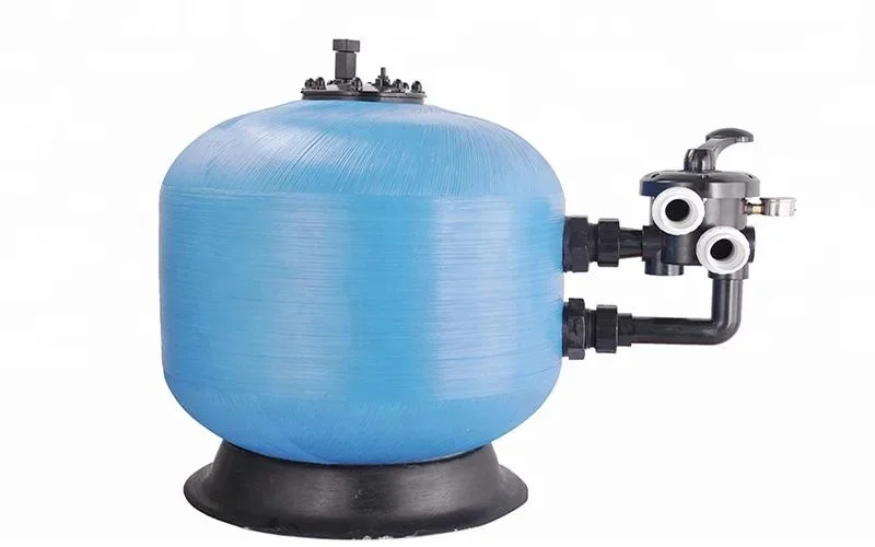 Swimming Pool Sand Filter 900mm Side Mounted  Water Filter Machine Fiberglass